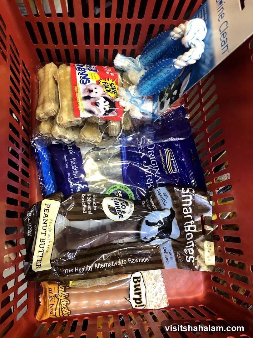 Dog Treats in a Basket