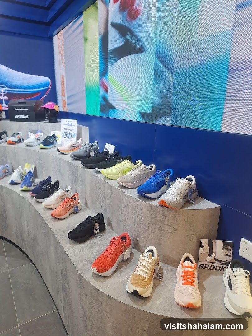 Running Shoe Display