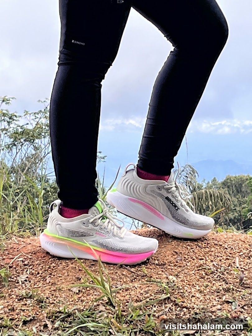 Running Shoes on a Trail