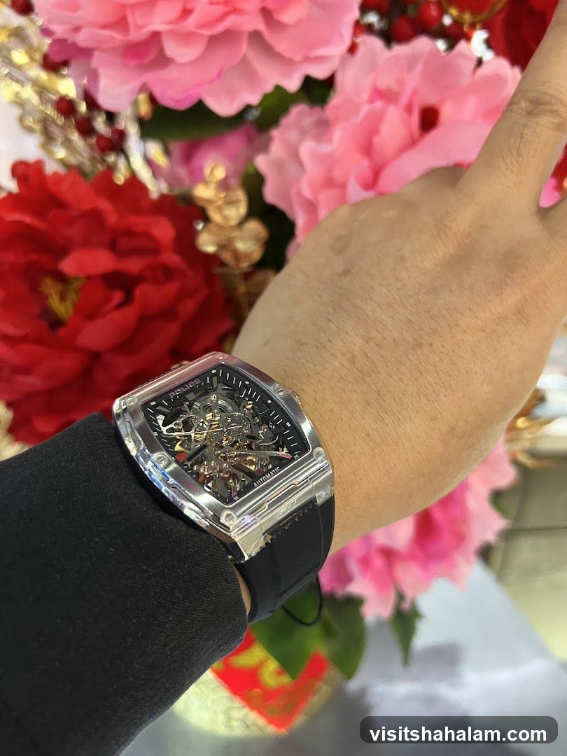 Skeleton Watch on Wrist