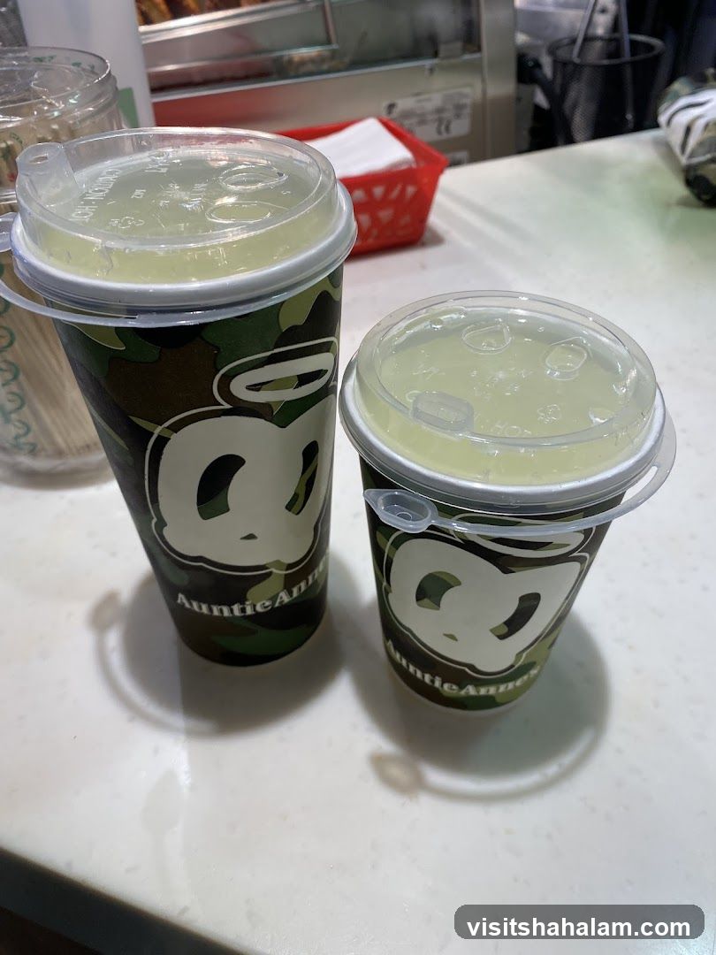 Two Drinks with Camouflage Pattern