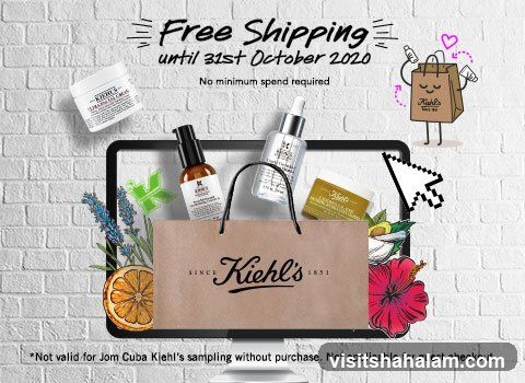 Kiehl's Free Shipping Promotion