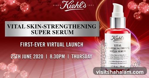 Kiehl's Vital Skin-Strengthening Super Serum Virtual Launch