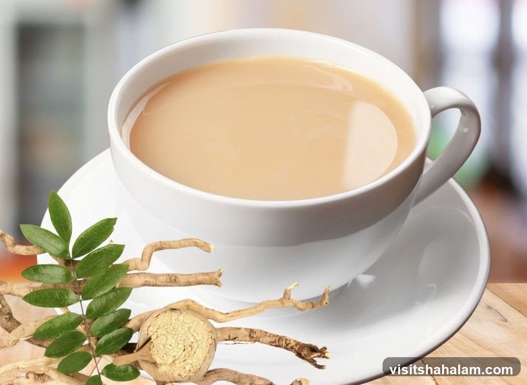 Herbal Tea with Ashwagandha Roots