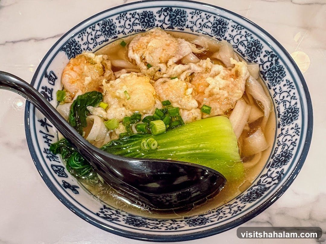 Shrimp and Noodle Soup
