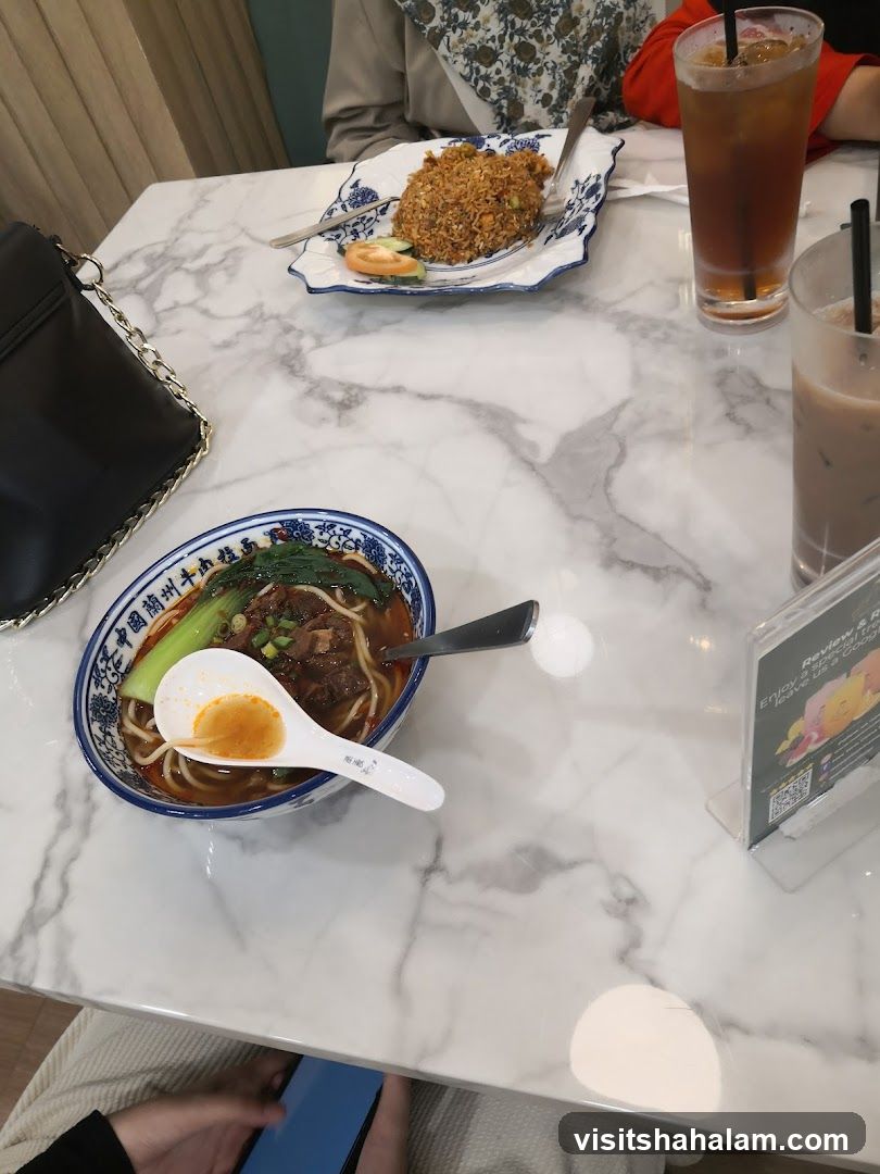 Table with Food and Drinks
