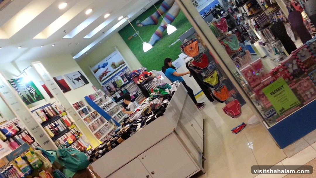 Retail store interior with apparel