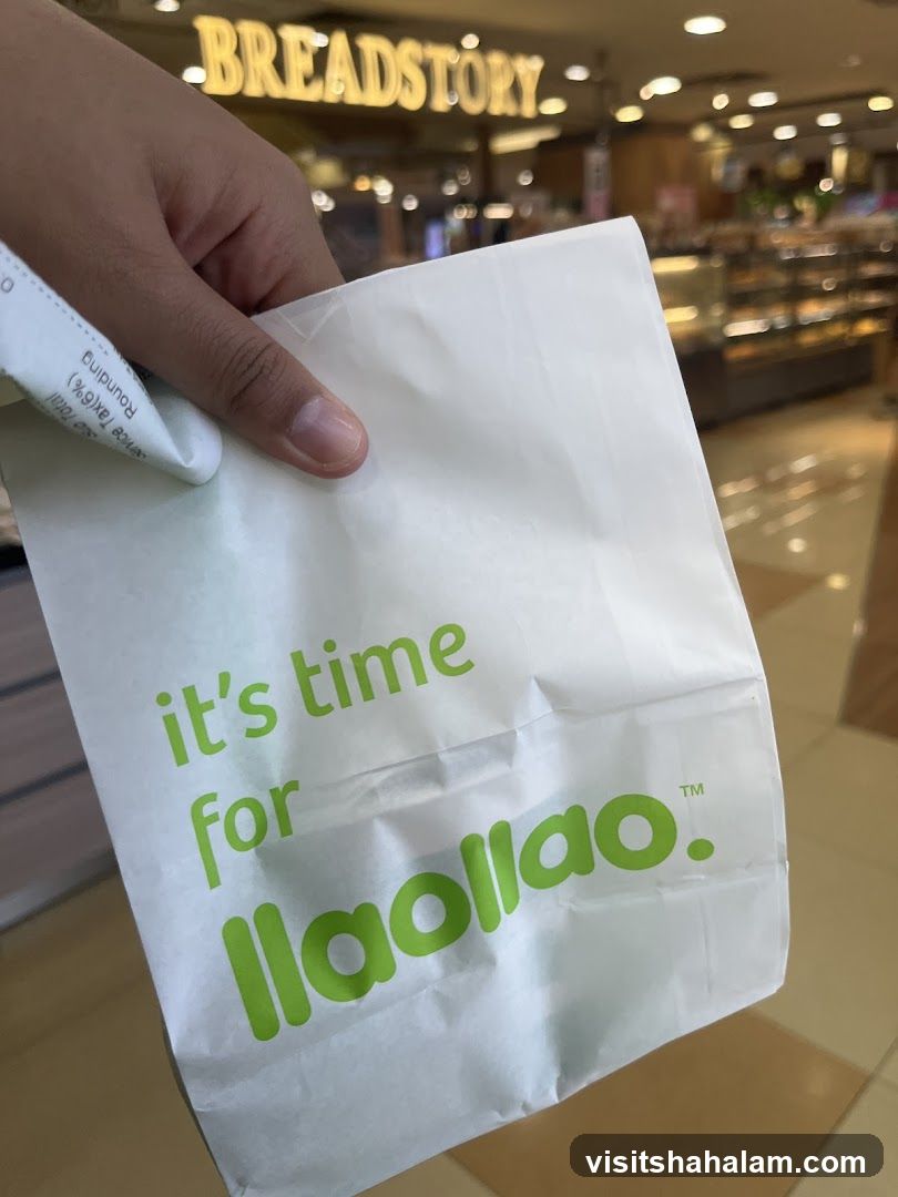 Paper bag with logo