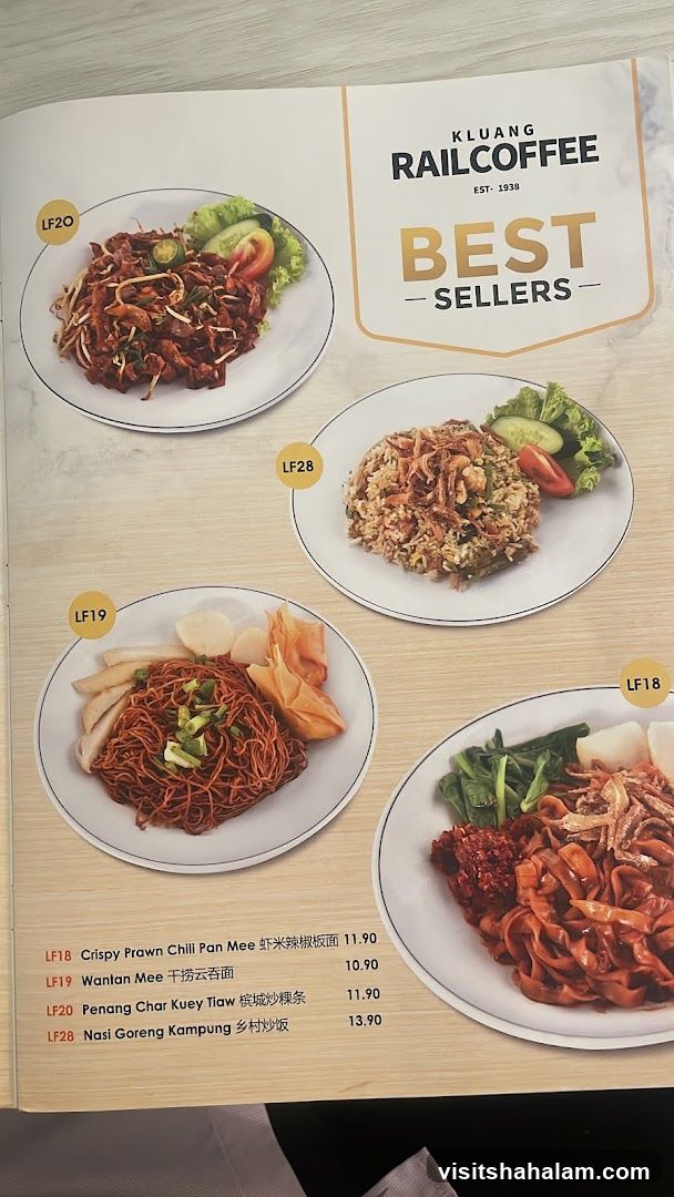 Kluang Railcoffee Best Sellers