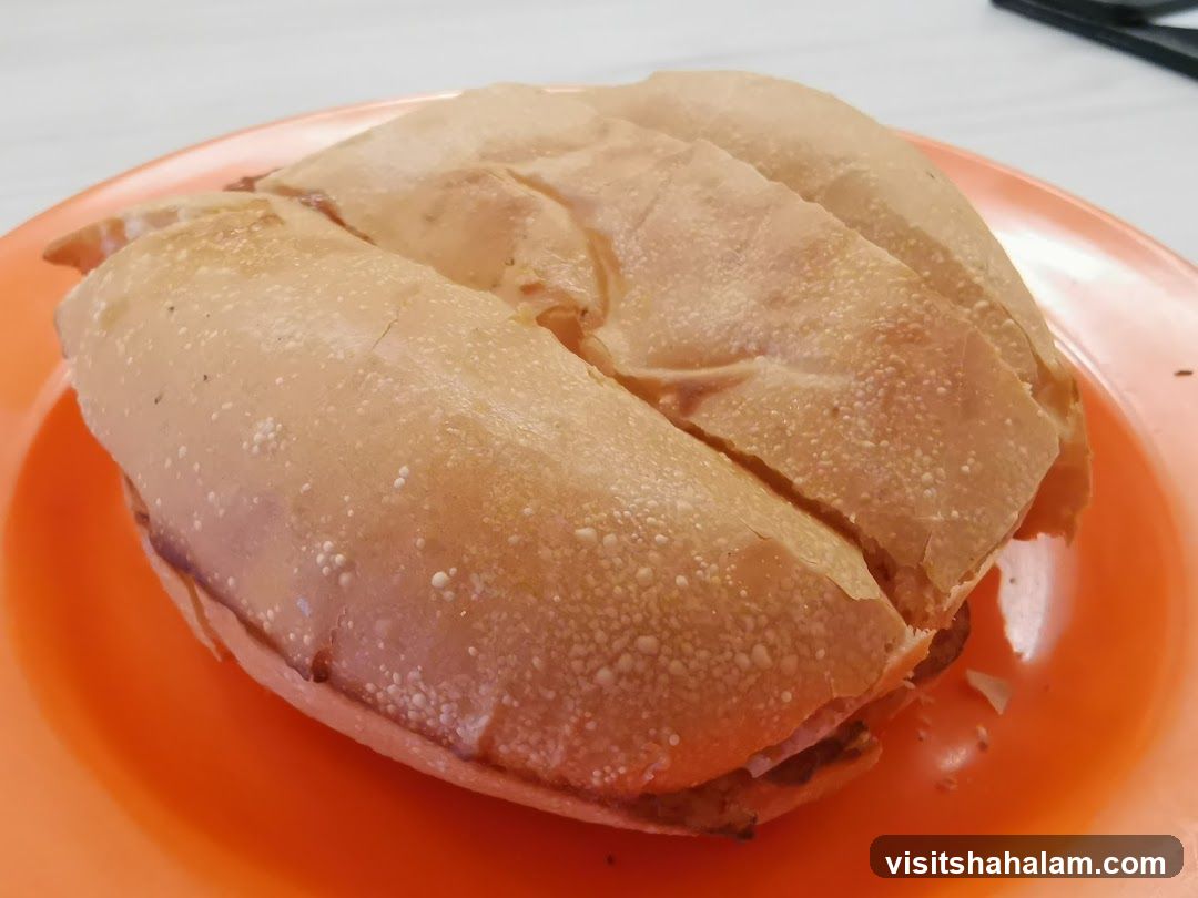 Sandwich on Orange Plate