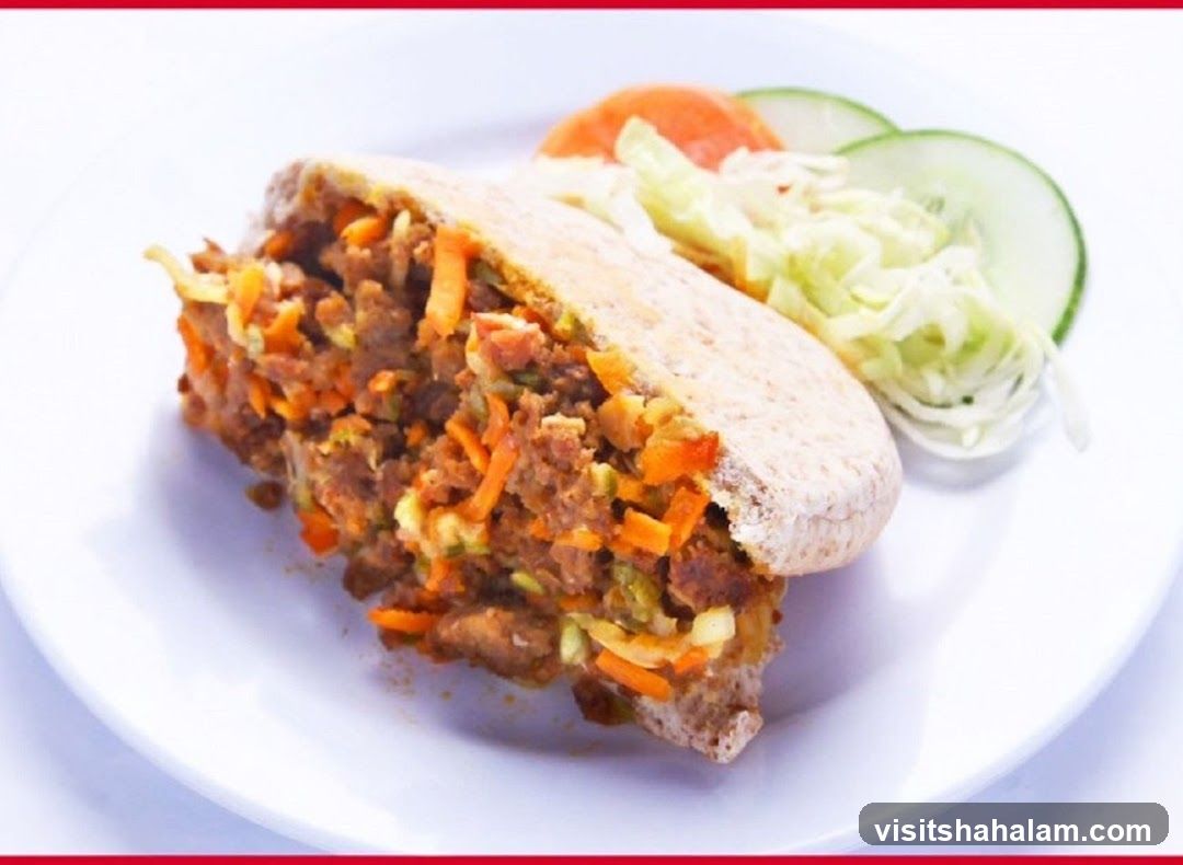 Pita Sandwich with Salad