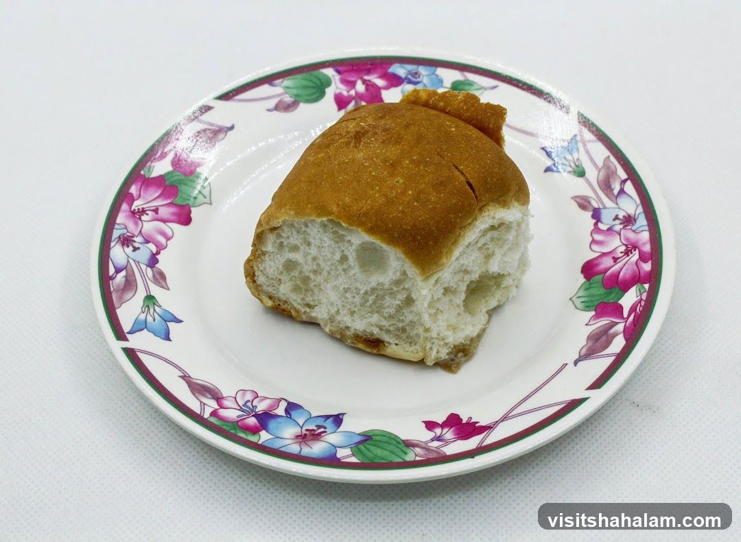Bread Roll on Plate
