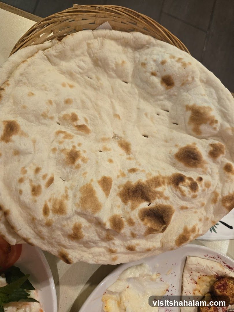 Flatbread in a Basket