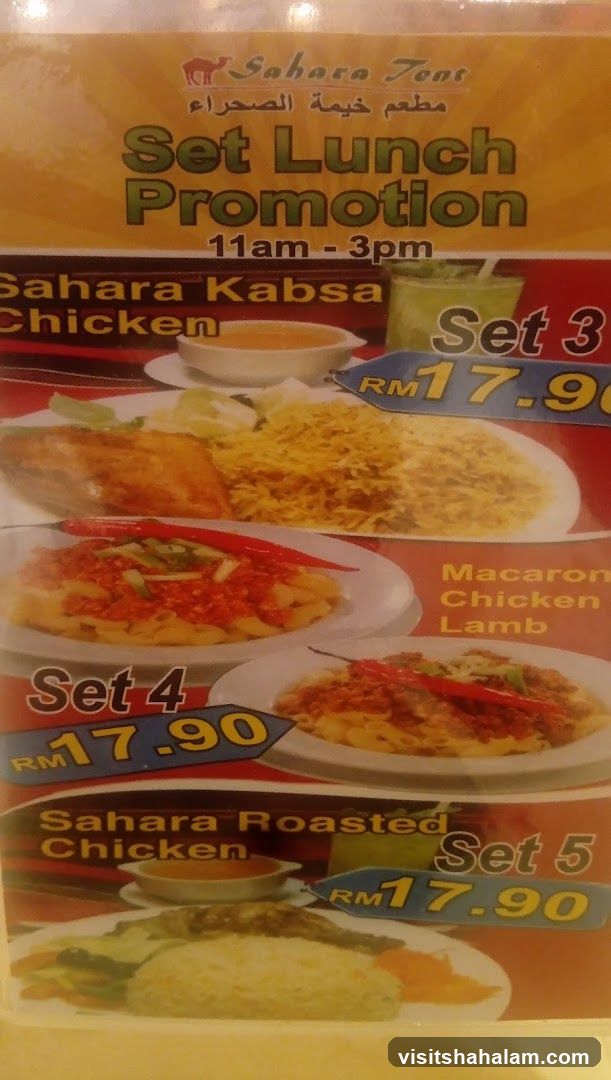 Set Lunch Promotion