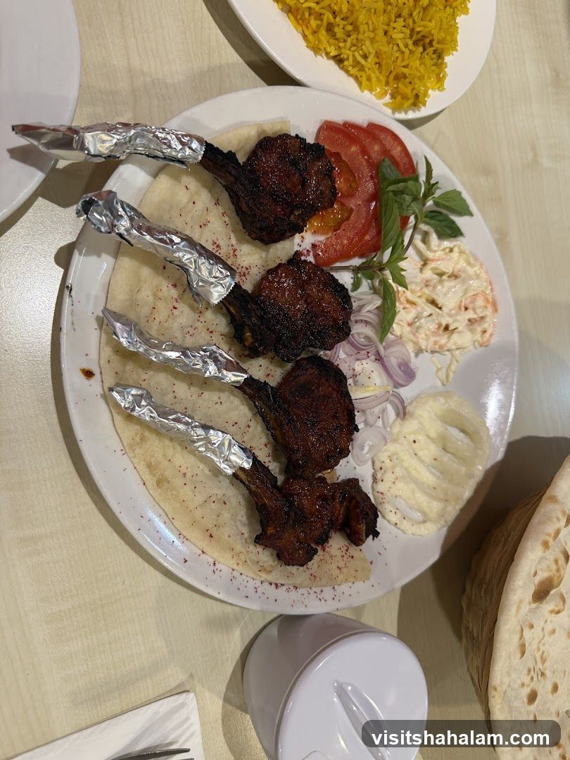 Lamb Chops with Sides