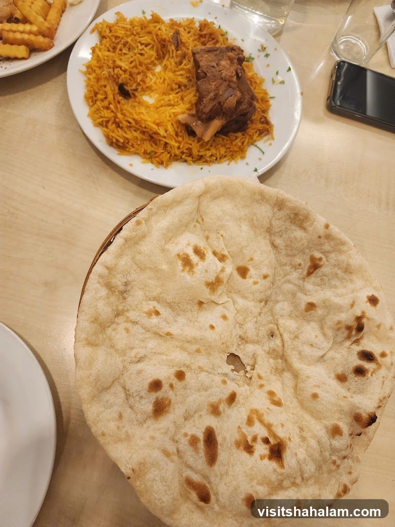 Lamb and Rice with Flatbread