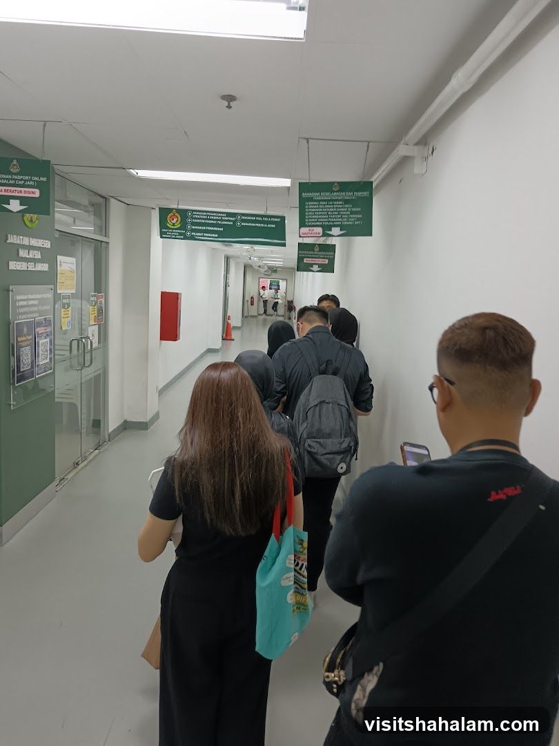 Immigration Office Hallway