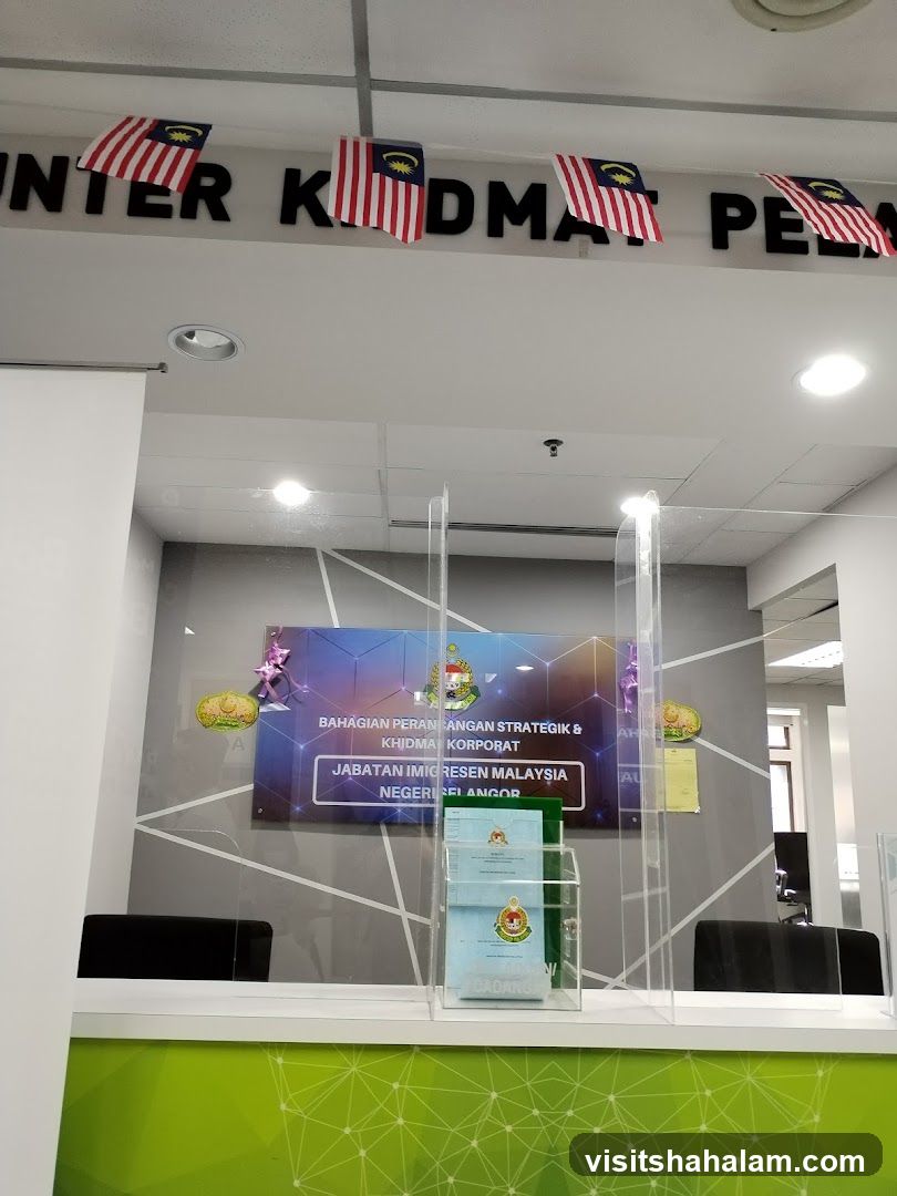 Immigration Office Counter