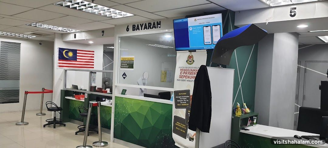 Immigration Department Payment Counter