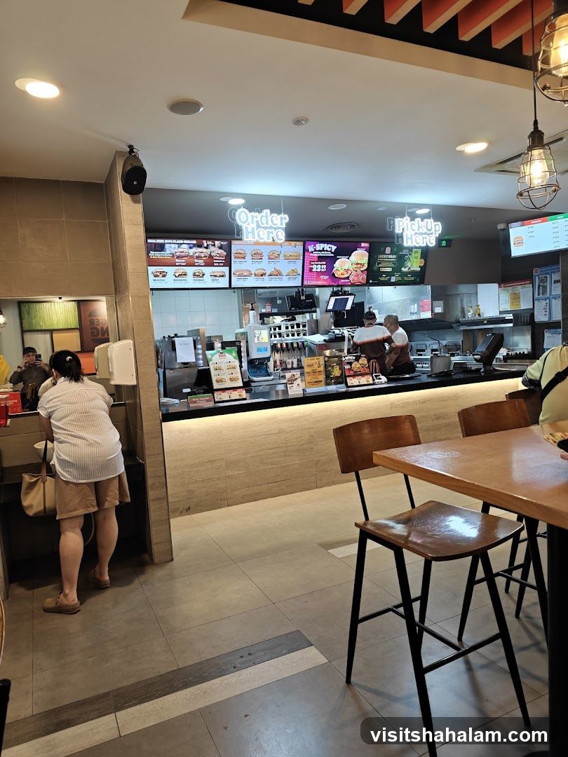 Fast Food Restaurant Interior