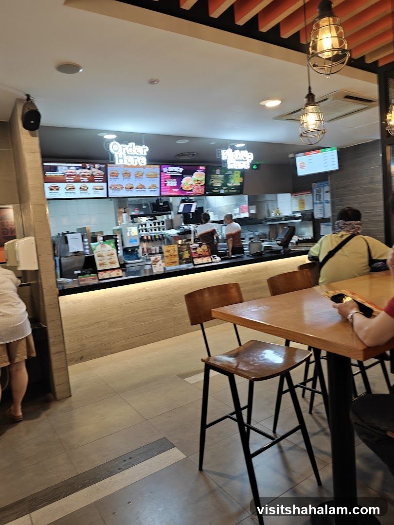 Fast Food Restaurant Interior