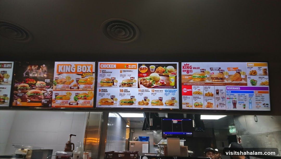 Burger King Menu
