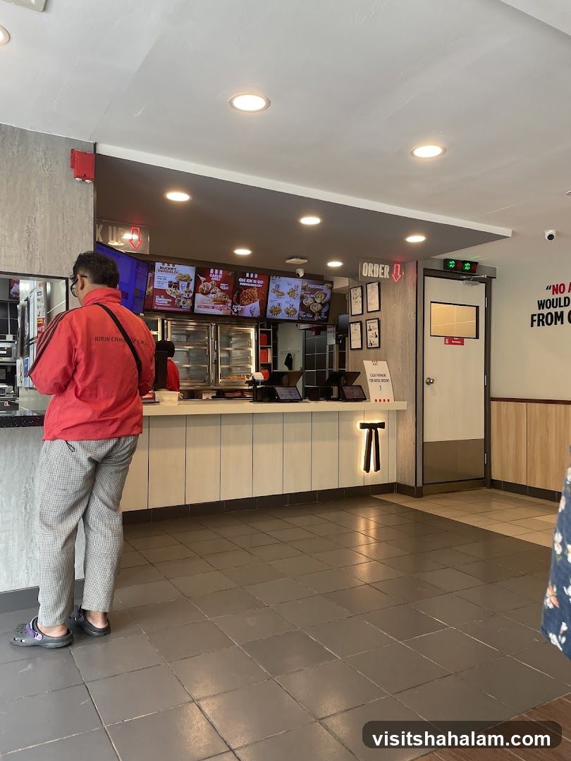 Fast Food Restaurant Counter