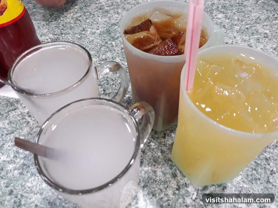 Beverages on a Table