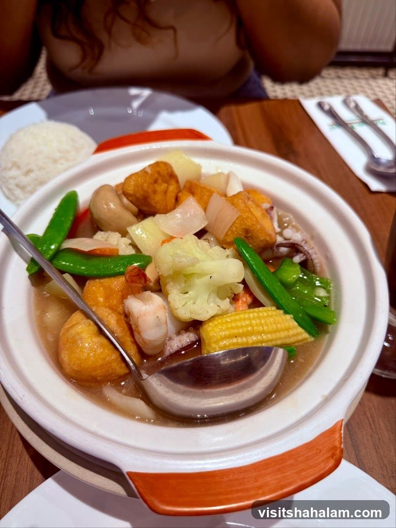 Mixed Vegetable and Seafood Stew