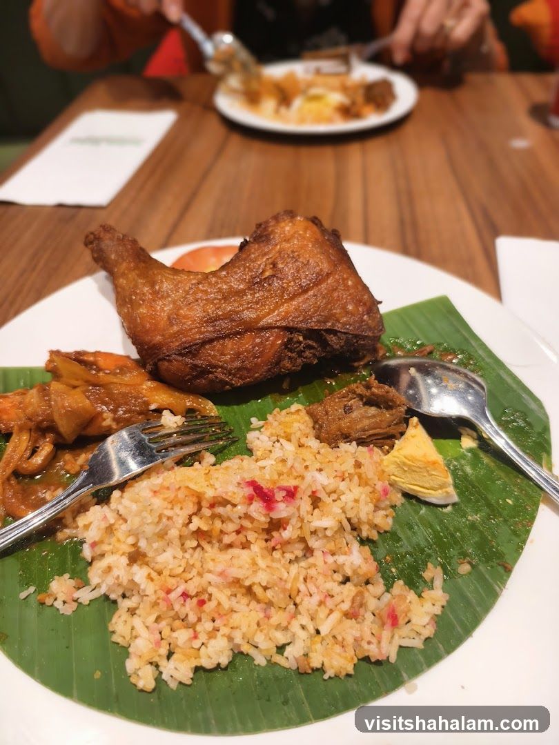 Fried Chicken and Rice
