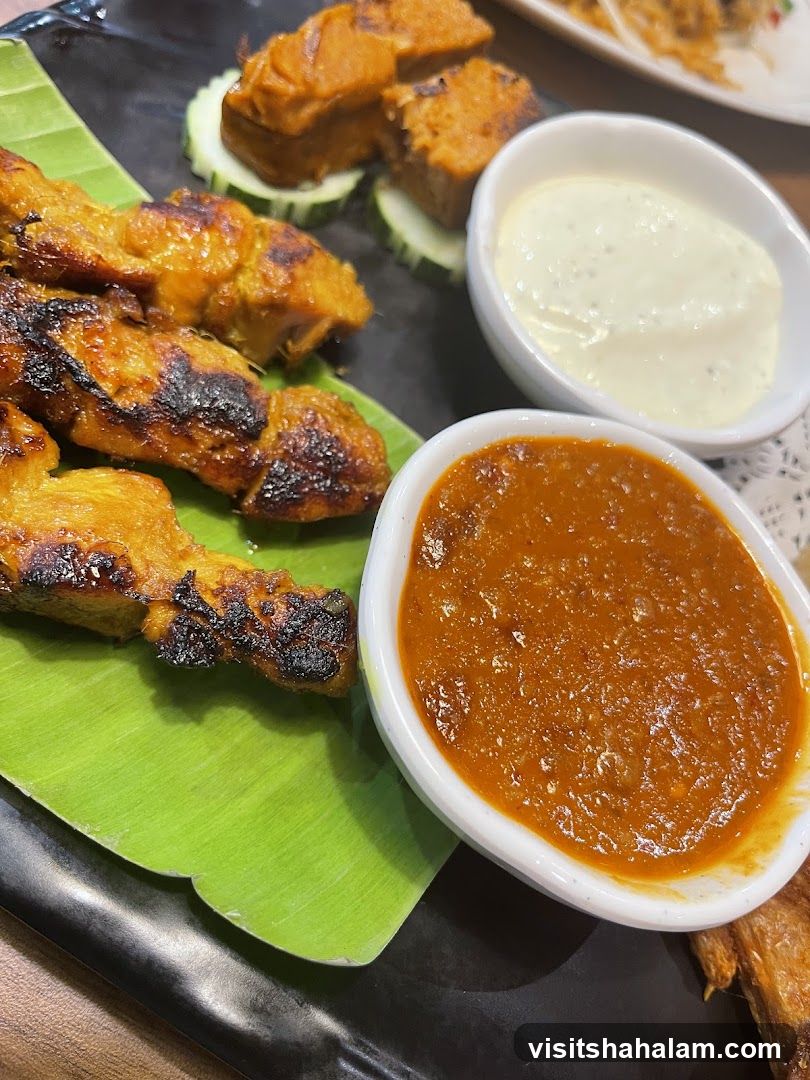 Chicken Satay with Peanut Sauce and Cucumber