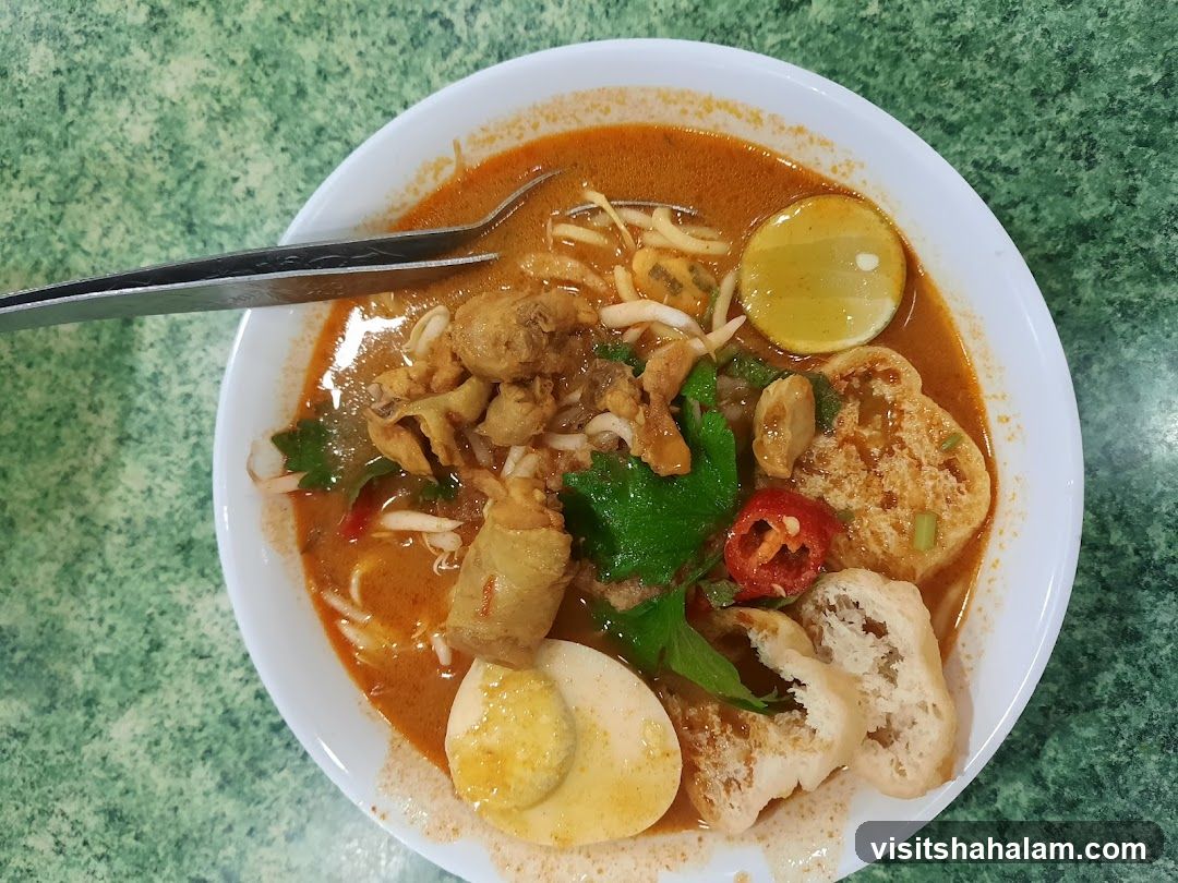 Laksa with Egg and Tofu