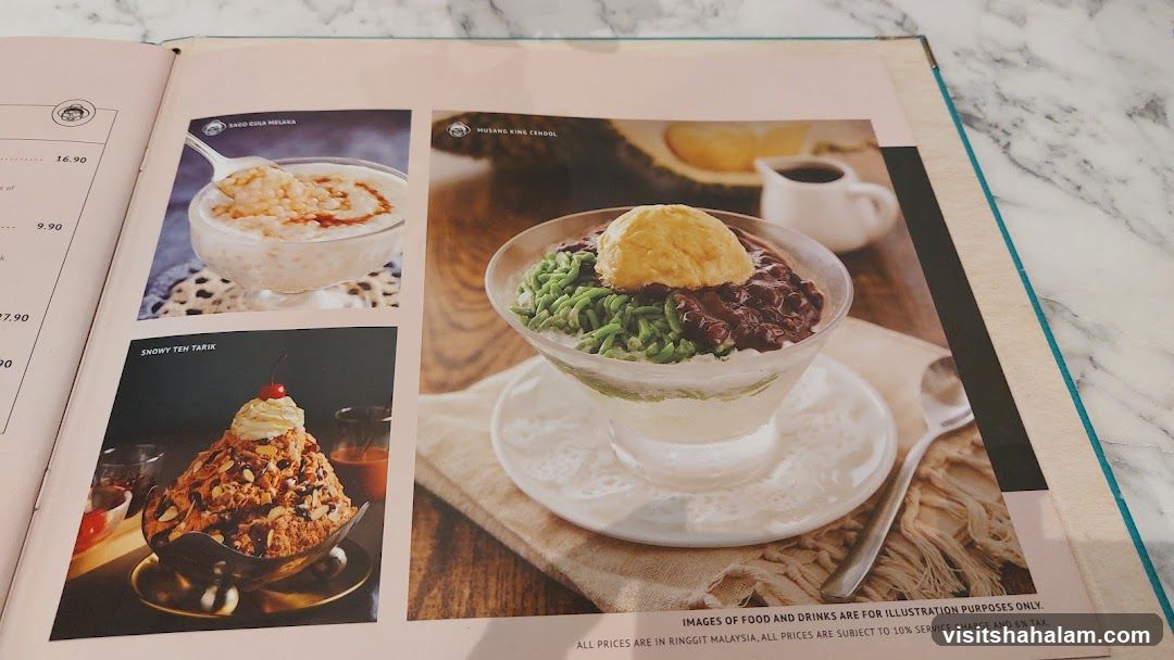 Desserts Menu