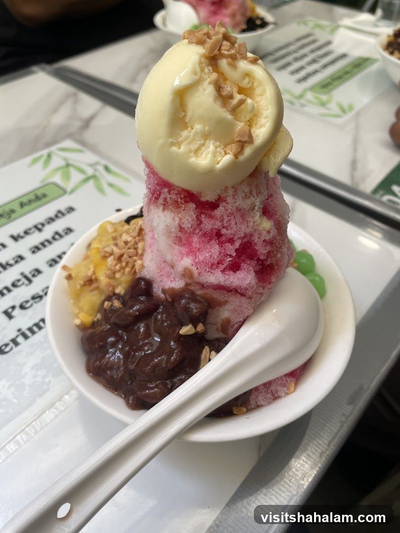 Shaved Ice Dessert
