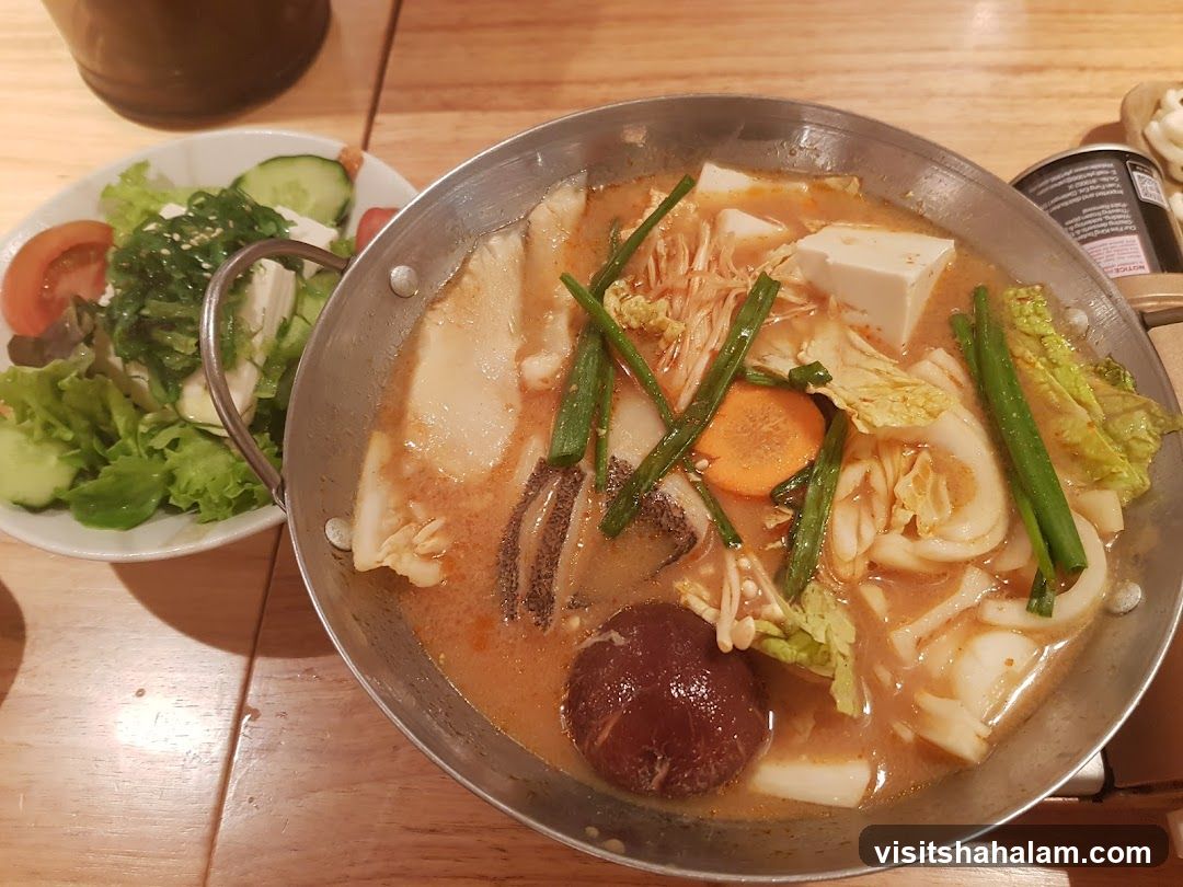Hot Pot and Salad