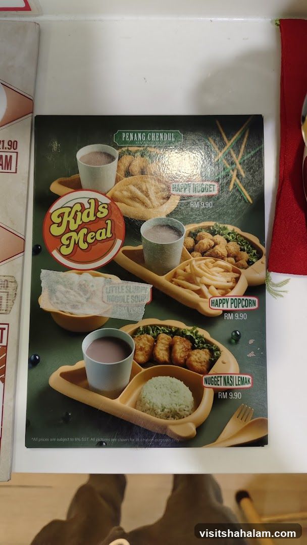 Penang Chendul Kids Meal