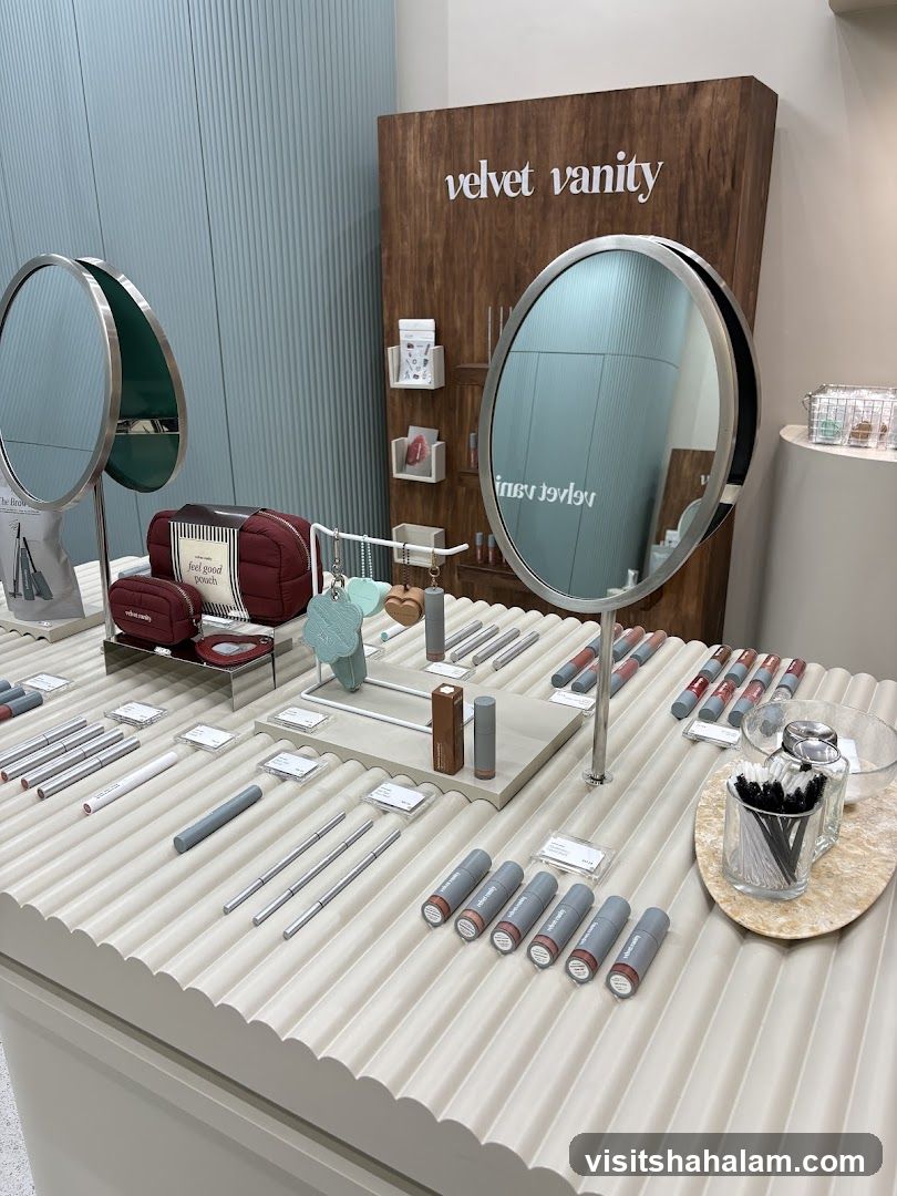 Cosmetics display