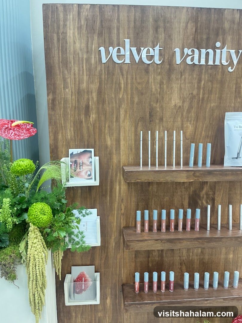 Velvet Vanity Display