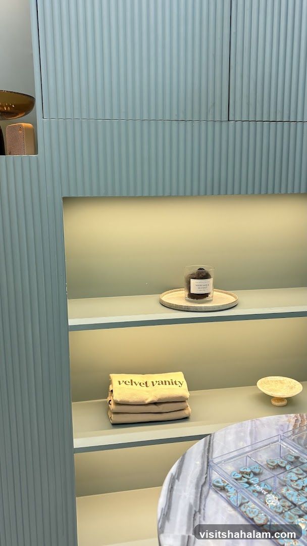 Velvet Vanity Display
