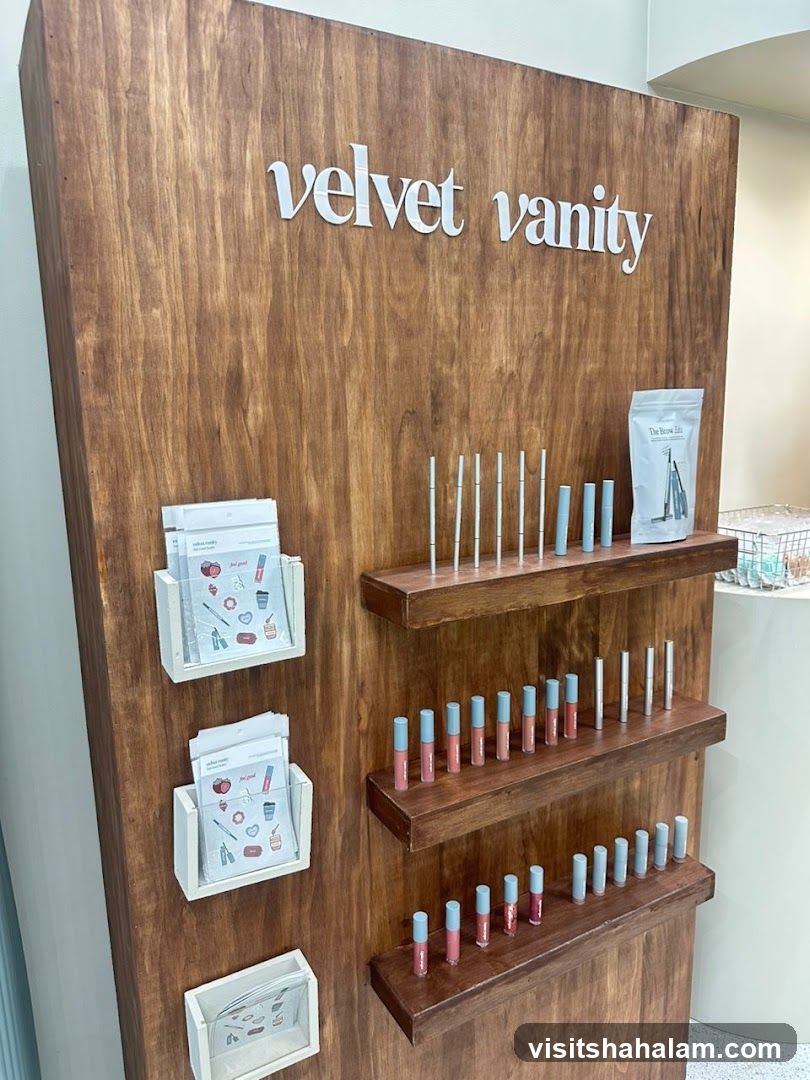 Velvet Vanity Display