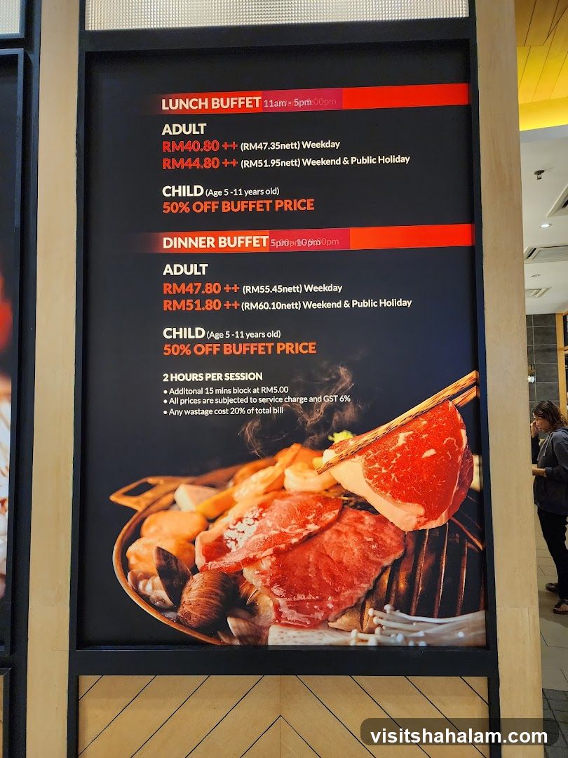 Buffet Prices
