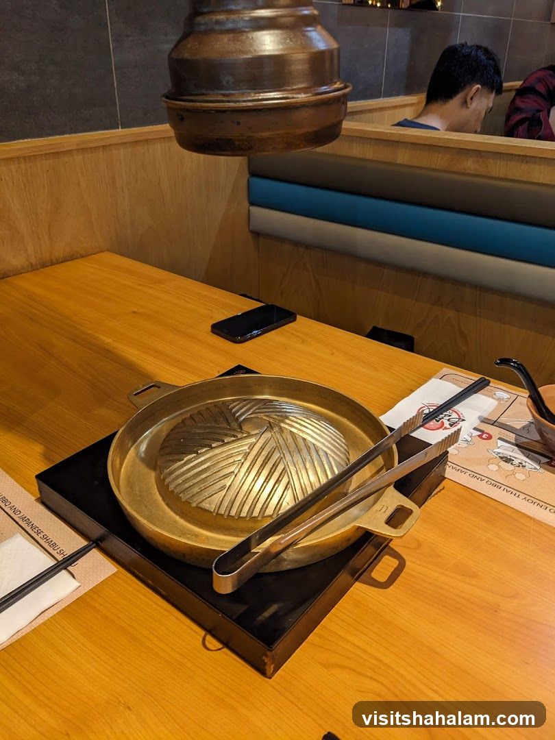 Table Setting for Korean BBQ