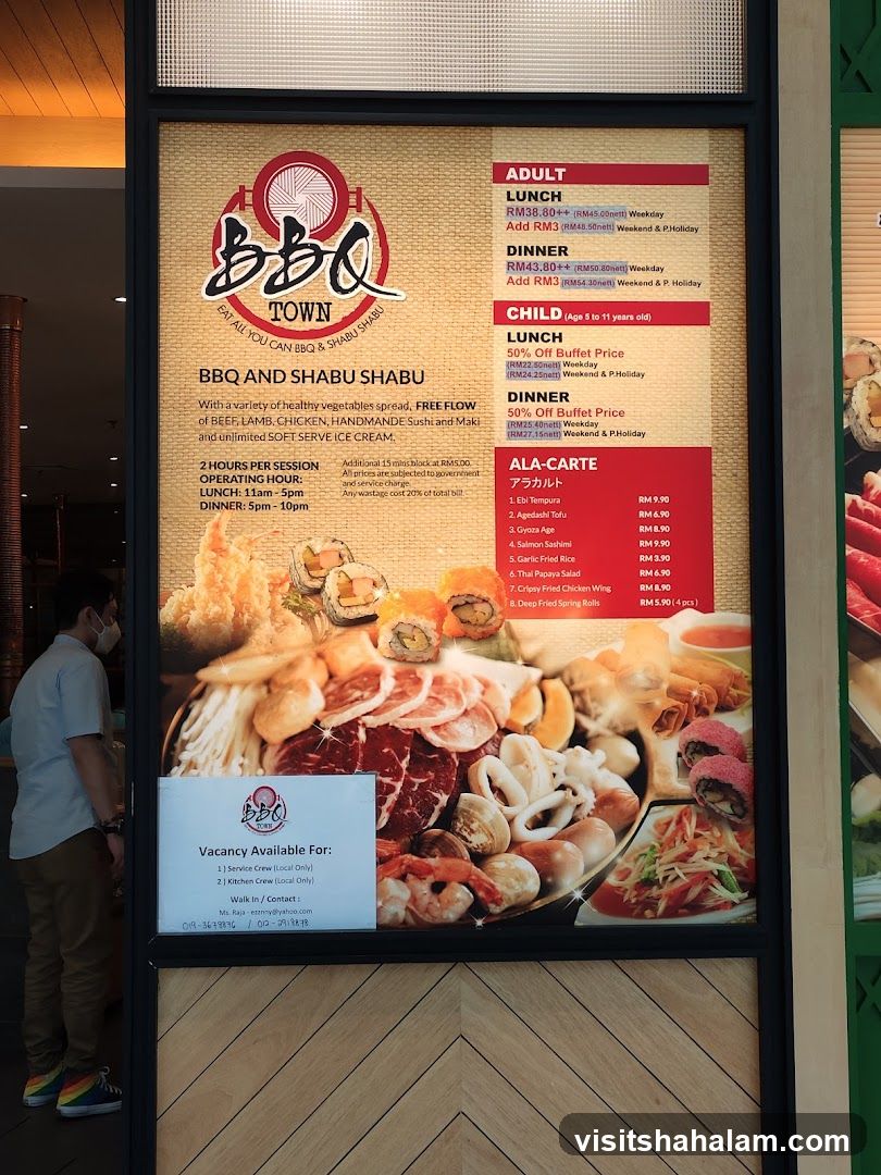 BBQ Town Menu