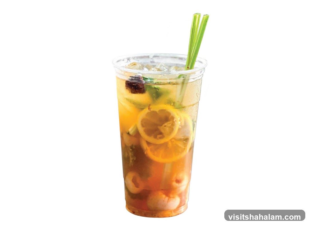 Lychee and Lemon Iced Tea