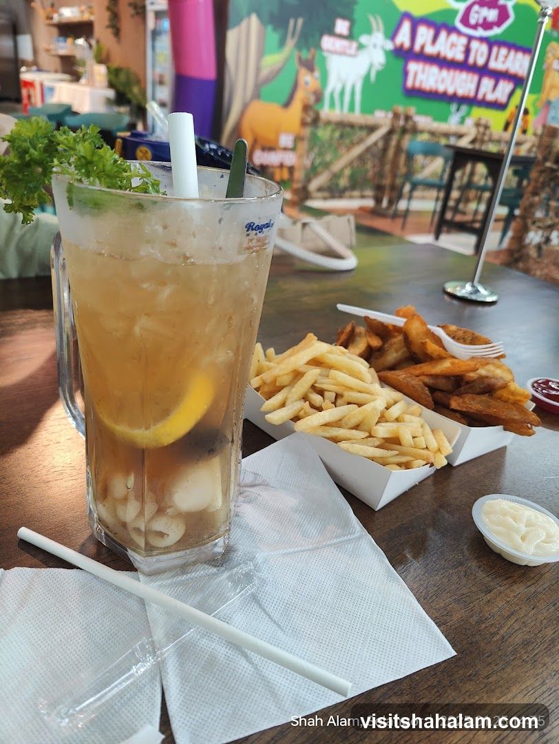 Beverage and Fries