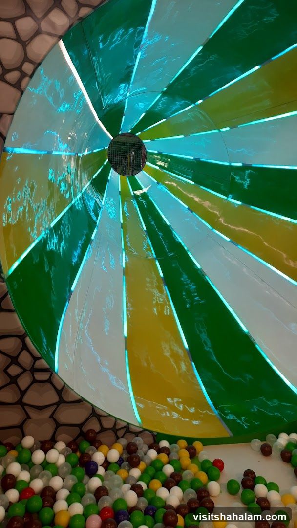 Water Slide Entrance with Ball Pit