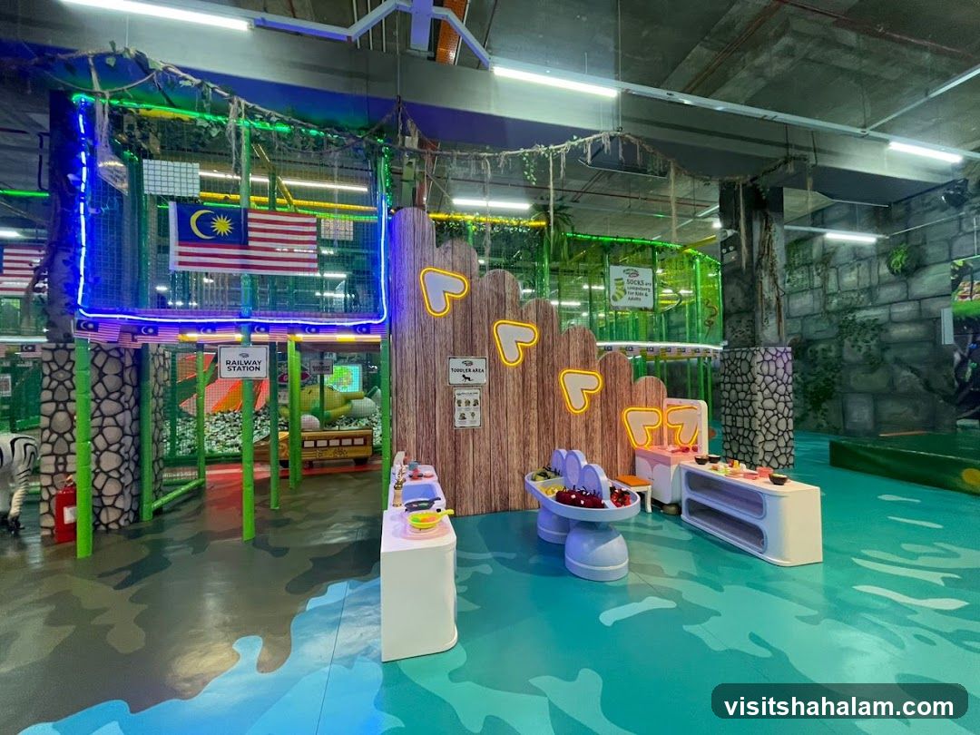 Indoor Playground with Themed Areas