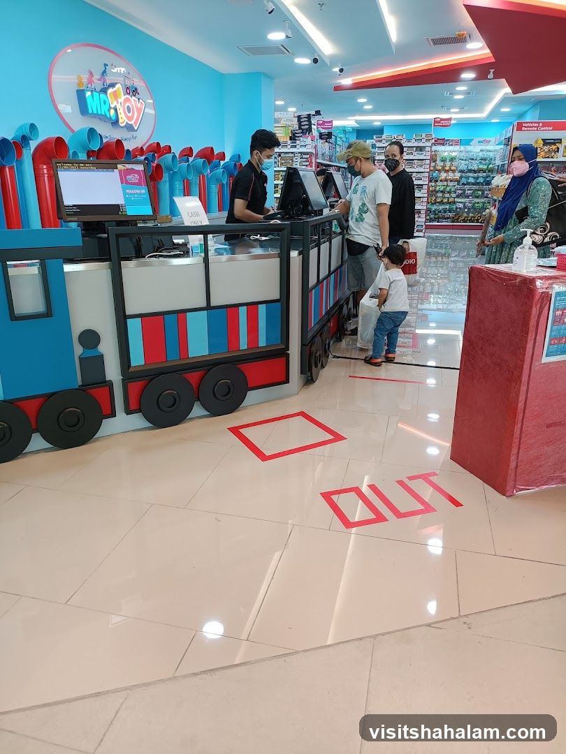 Checkout Area in Toy Store