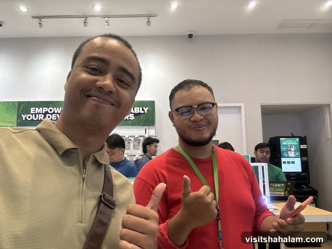 Two Men Giving Thumbs Up
