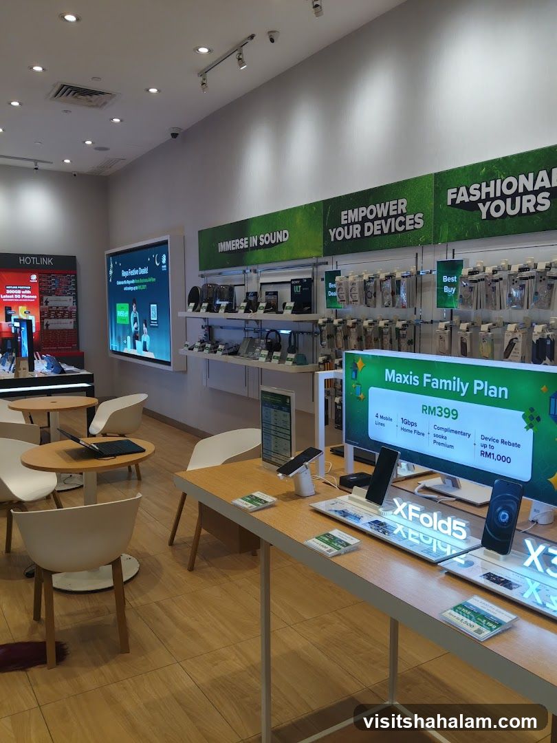 Mobile Phone Store Interior
